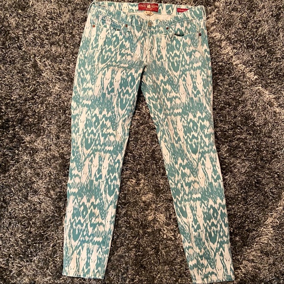 Lucky Brand Charlie Skinny Printed Jeans - Picture 5 of 6